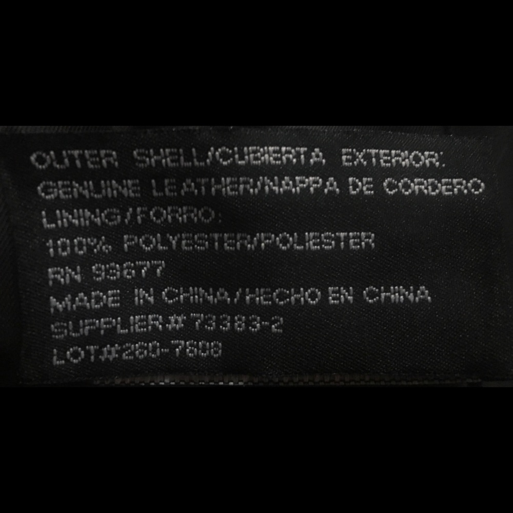 Black Lambskin Leather Jacket - Picture 8 of 9